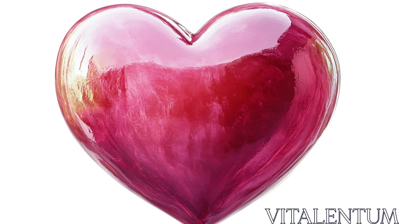 Candy-Coated Heart Swells in Liquid Bliss.