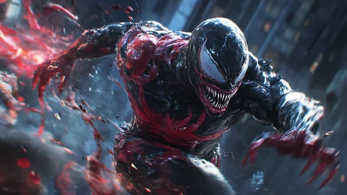 Symbiotic predator in high-velocity urban kinetic charge.