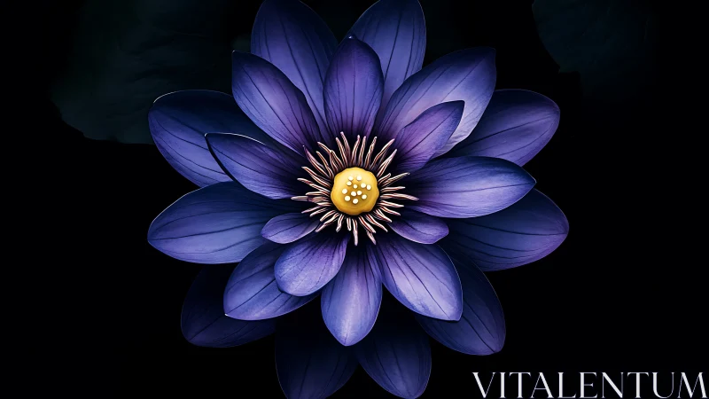 Purple Petals Ignite: Galaxy Bloom Explodes Against Velvet Night