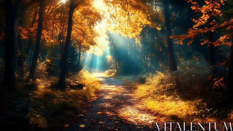 Where Autumn Whispers Meet the Golden Path.