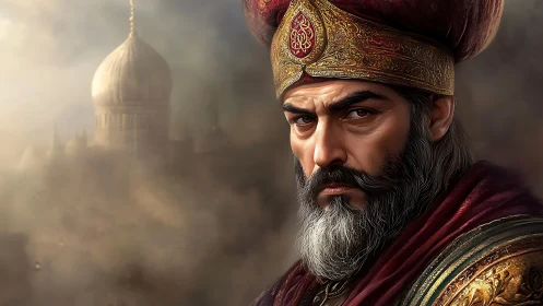 Imperial commander glares through desert siege haze.