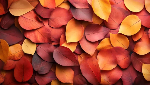 Glowing autumn leaves create a warm, colorful seasonal quilt