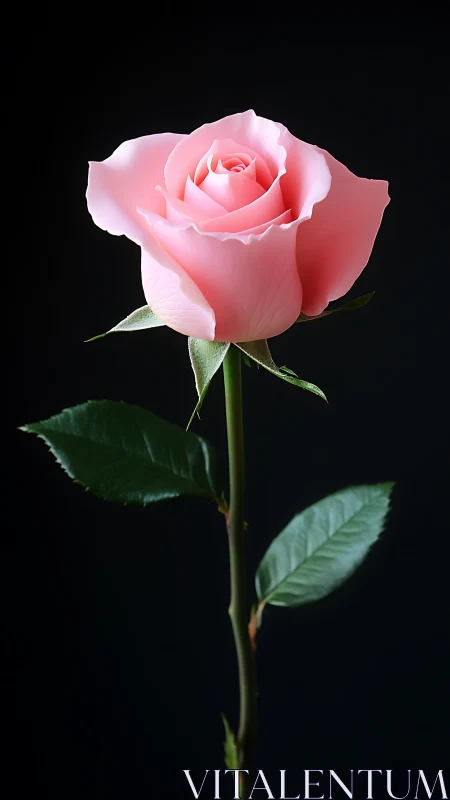 Blushing bloom: Rose's whispered elegance emerges.