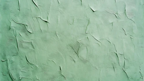 Soft mint textured wall invites calm with gentle movement