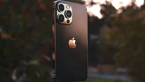 iPhone 12 Pro Max smartphone with triple camera system