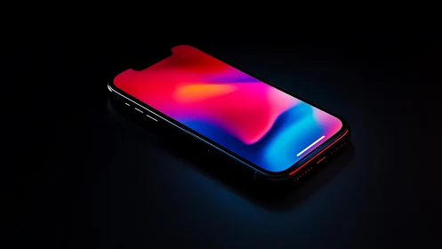 Liquid Rainbow Gleaming Through Glass: Neon Dreams on Black.