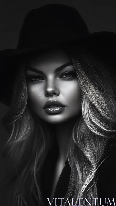 Midnight gaze carves silver fire across a quiet frame