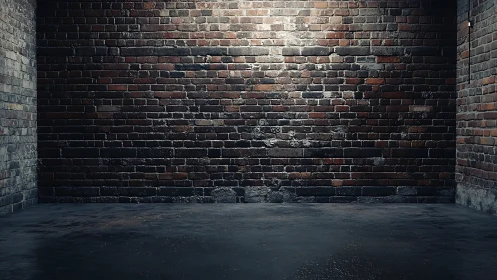 Brickwork stage waits quietly for stories and shadows