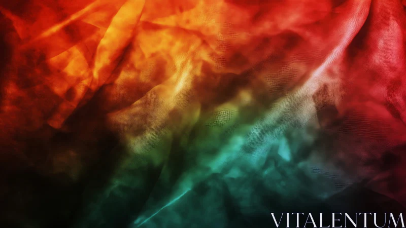 Layered chromatic waves in fiery teal gradient motion.