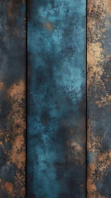 Rust kissed nebula panels in deep teal and ember bronze.
