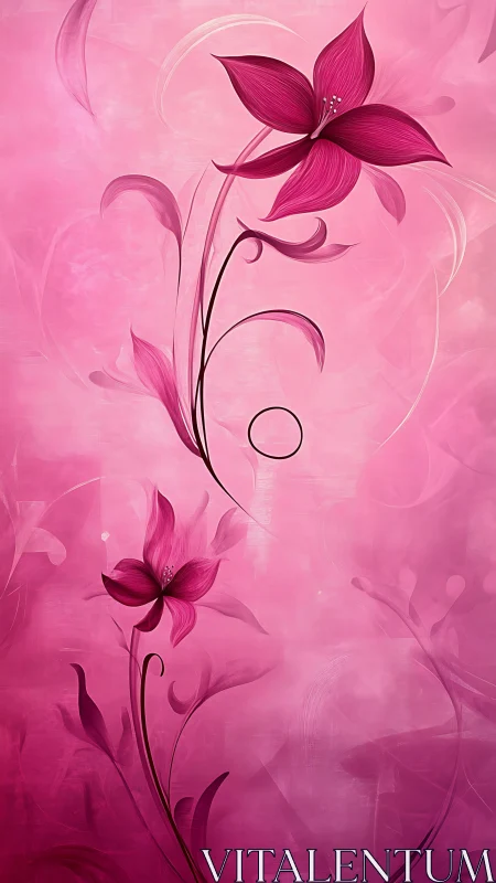 Pink Dreams in Bloom: A Flourishing Garden Symphony.