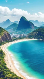 Sugarloaf's Turquoise Embrace: Rio's Dramatic Coastal Ballet.