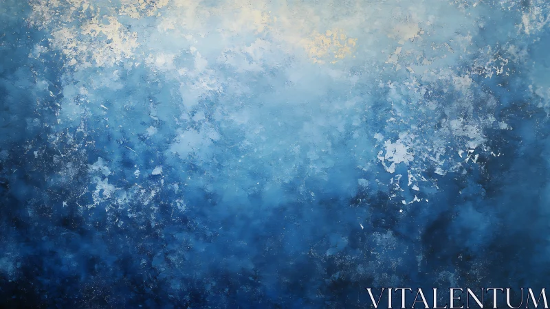 Midnight currents dissolve into dawn across textured blues