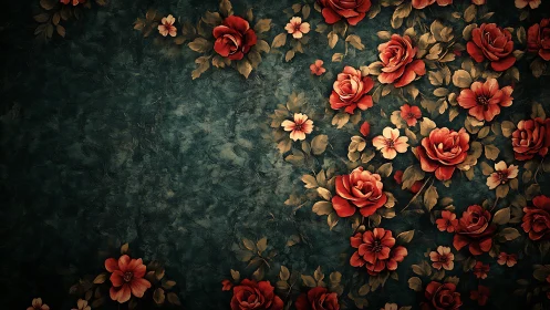 Velvet dusk lets vintage roses spill into a quiet garden