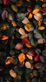 Gentle autumn leaves create a cozy carpet of rich color