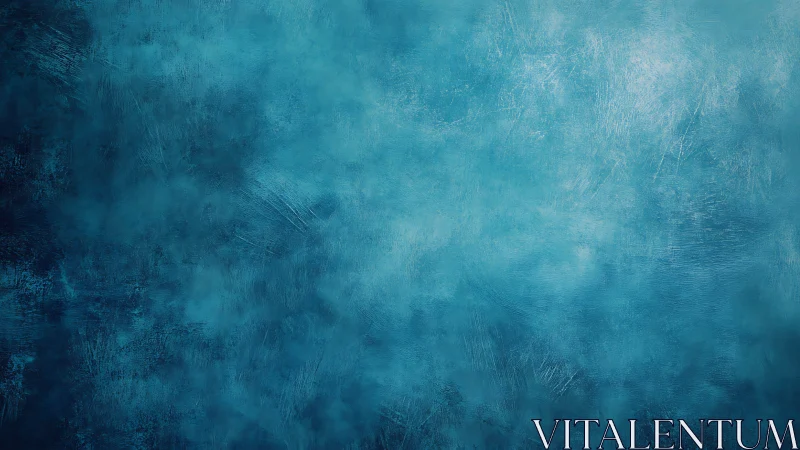 Textured blue painted surface occupies the full image frame