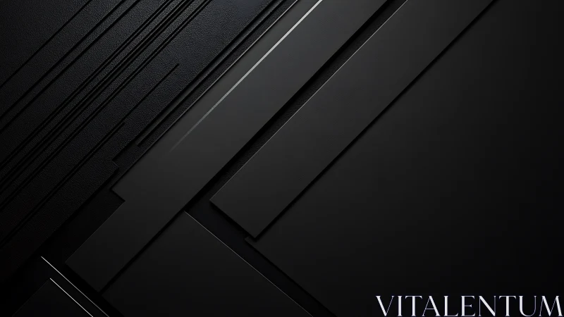 Layered black geometric planes in sleek minimal composition.