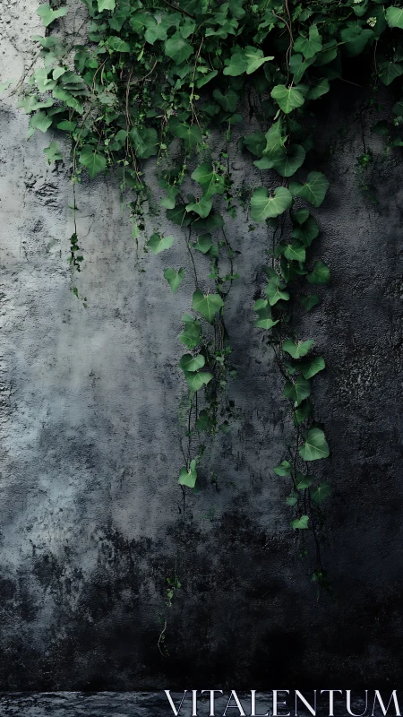 Climbing ivy quietly rewrites the story of this weathered wall