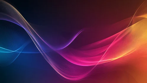 Prismatic light waves flow across a dark cosmic gradient.