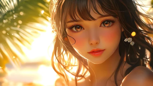 Sunlit beach portrait celebrates warm eyes and gentle glow
