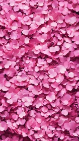Hydrangea Petals Dense: Chromatic Floral Composition.