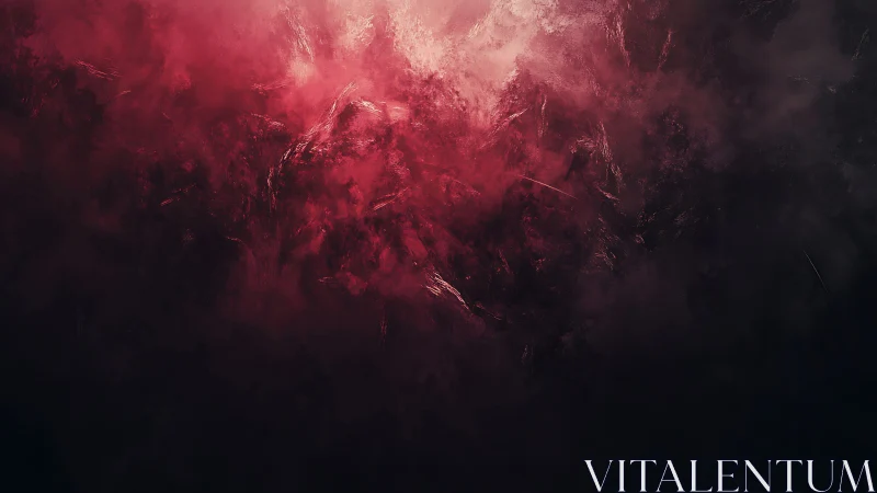 Chromatic nebular turbulence in high-contrast red field.