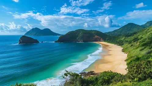 Tropical Paradise Coves Where Emerald Jungles Kiss Pristine Golden Shores