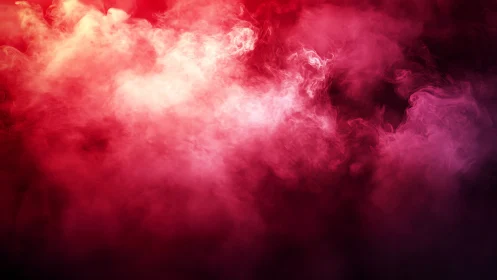 Velvet crimson haze swirling through a glowing dreamfield.