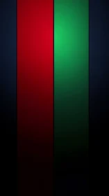 Minimalist RGB vertical bands with luminous centerfield glow.