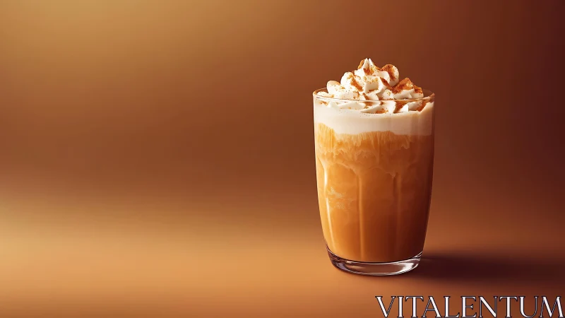 Creamy Caramel Delight with Whipped Cream Topping