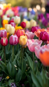 Velvet Petals Dare to Bloom: Spring's Chromatic Rebellion.