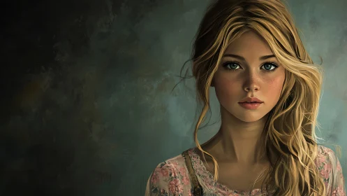 Soft-lit portrait catches a quiet storm behind bright eyes