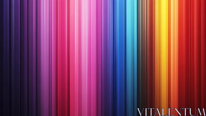 Vertical spectral color bands form a continuous gradient field