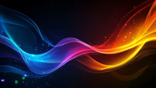 Chromatic light waves form a dynamic dual-band energy spectrum