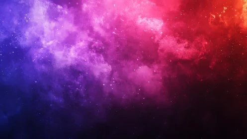 Cosmic color drift where purple clouds meet quiet stars.