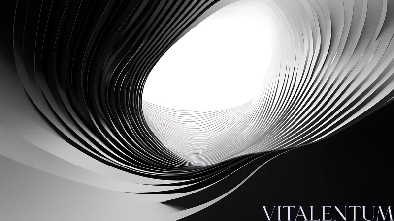 Parametric ribbon tunnel forms high-contrast luminous vortex core