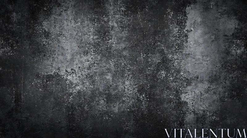 Weathered dark concrete wall creates gritty industrial backdrop