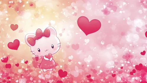 Hello Kitty's Dreamy Love Letter: A Sweet Celebration.