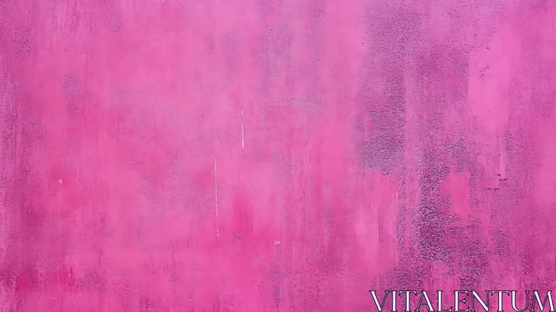 Pink painted wall surface shows subtle texture variations