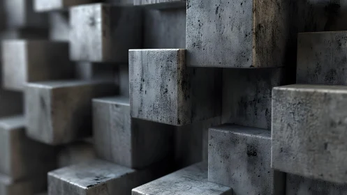 Concrete Geometry: Urban Blocks in Stillness.