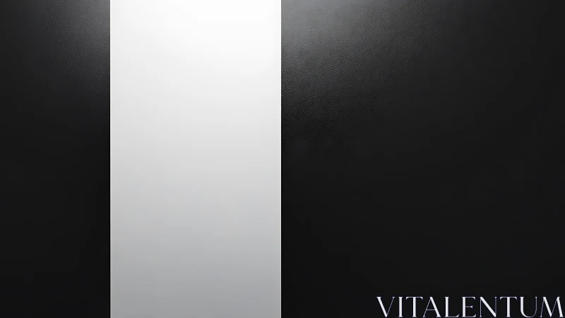 Monochrome corridor of light slicing through soft darkness.