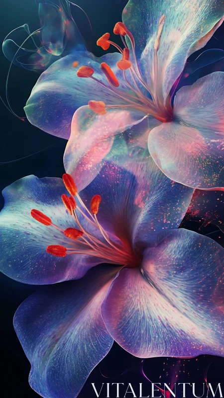 Bioluminescent Floral Hybridization with Iridescent Petal Morphology.