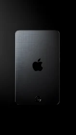Apple iPad Back Glass Panel Against Dark Background