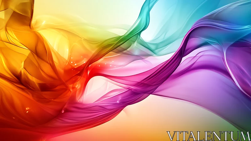 Fluid chromatic waveforms in layered digital abstraction.