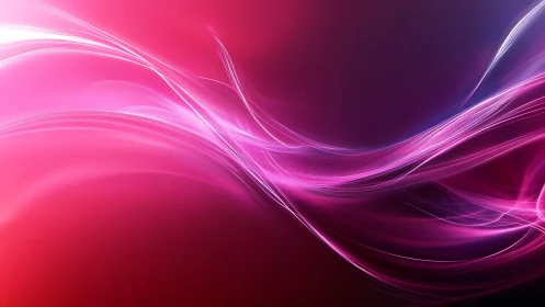 Curved magenta light trails create high-energy motion gradients