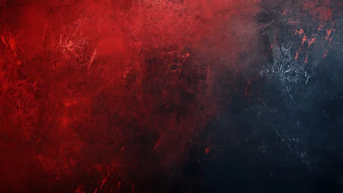 Bimodal red black pigment gradient with textured diffusion field.