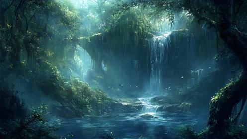 Emerald Cathedral: Where Waterfalls Cascade Through Primordial Sanctuary