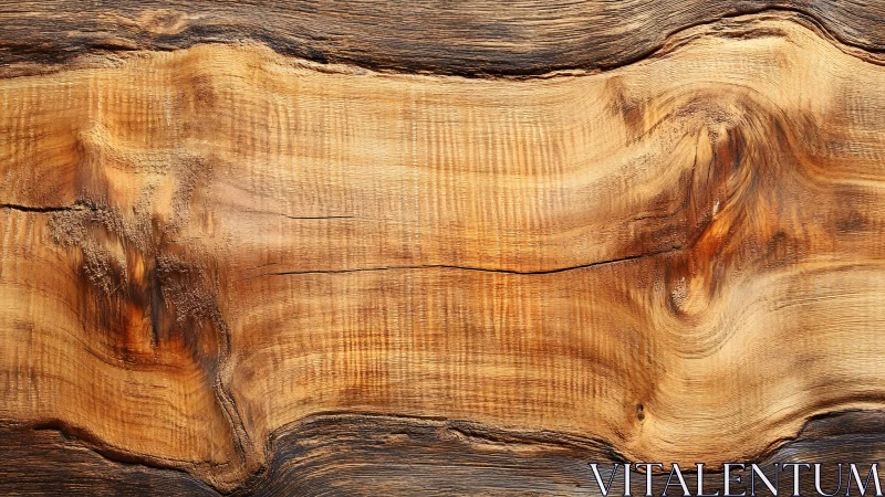 Close-up of rustic wooden surface with natural grain pattern.