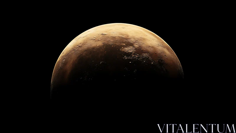 Rust-red world drifts from shadow, quietly hoarding sunlight