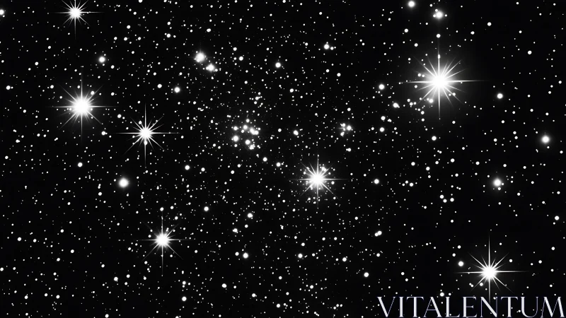 Starfield sky glows with dense clustered light points.